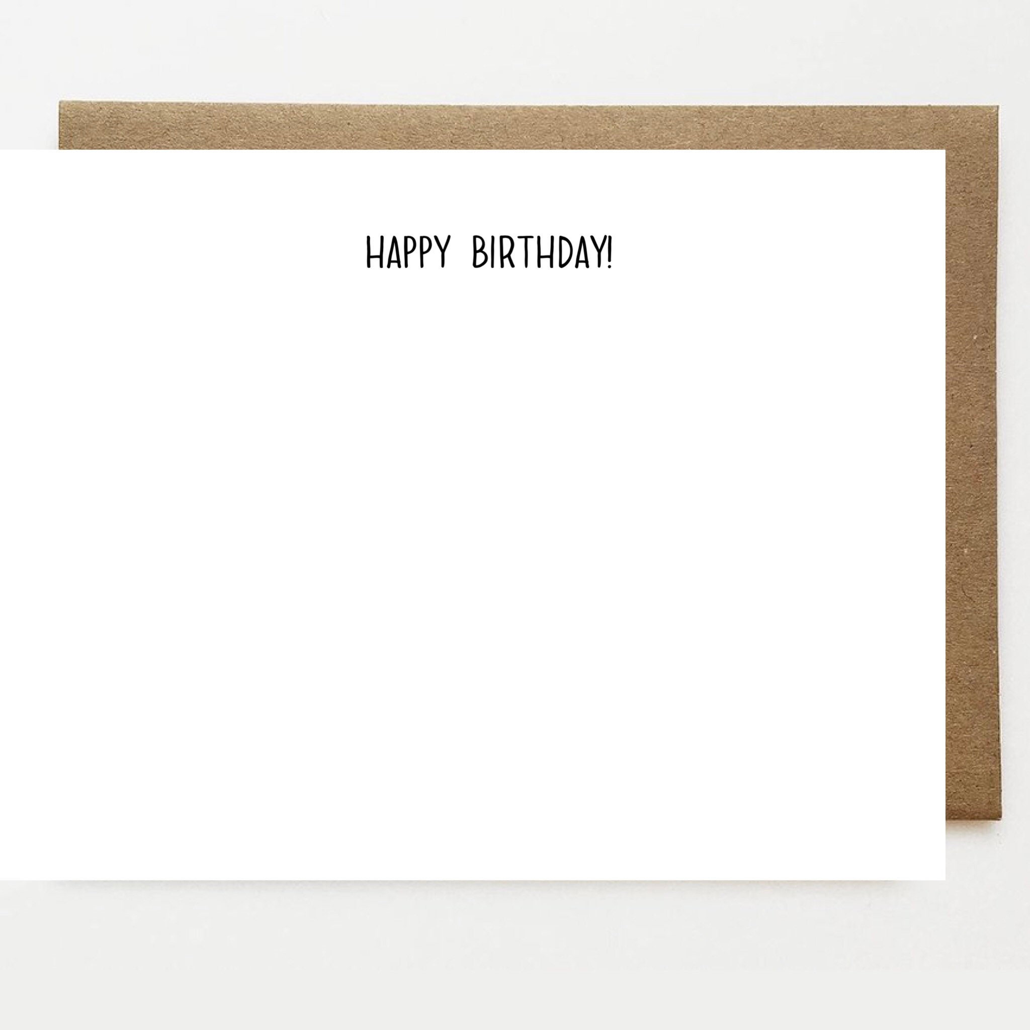 Funny and Cute Happy Birthday Card Card For Friend | Etsy