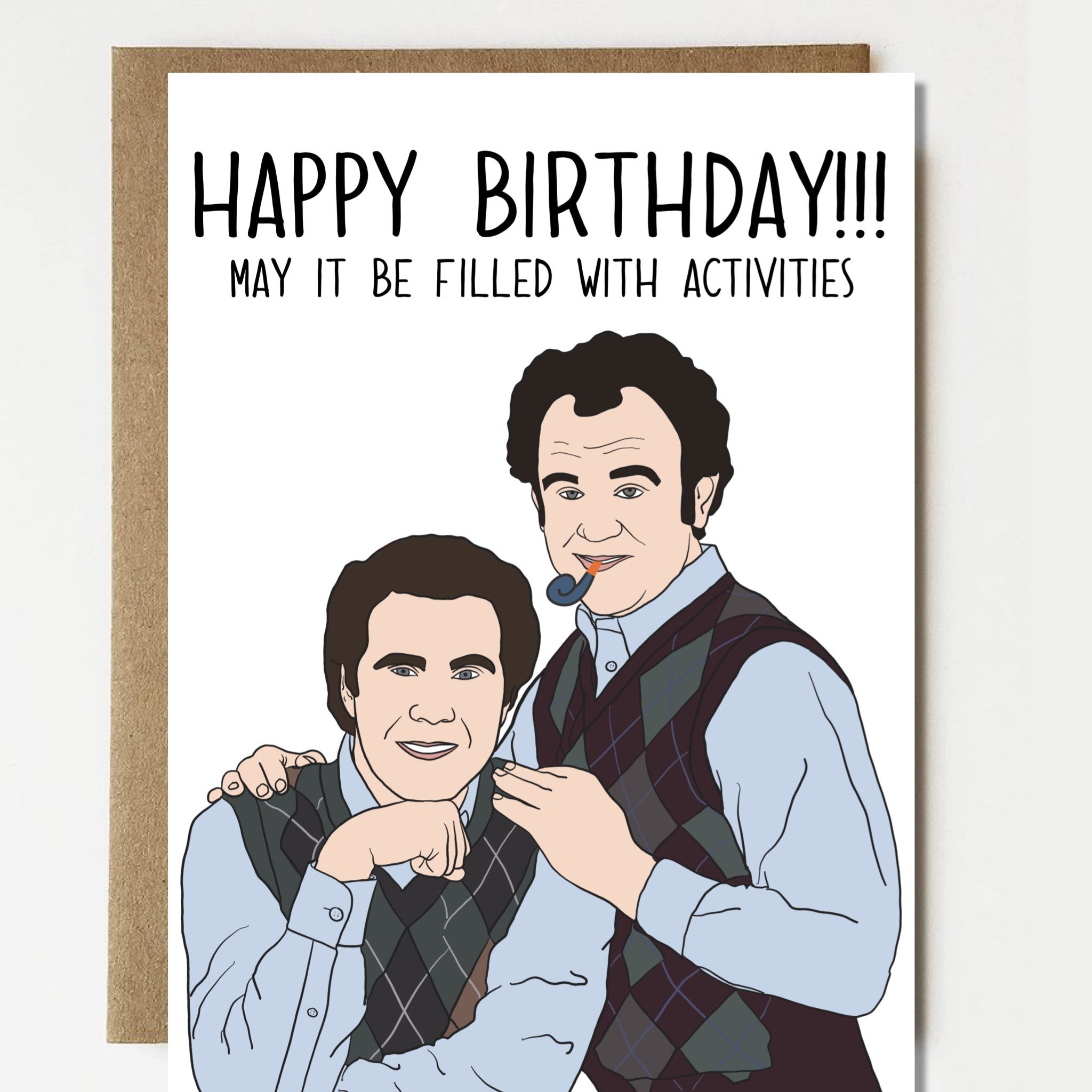 Funny Step Brothers the Movie Inspired Happy Birthday Card - Etsy Funny Step Brothers the Movie Inspired Happy Birthday Card - Etsy