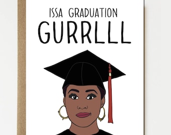 Funny Graduation Card, Insecure Inspired Congrats