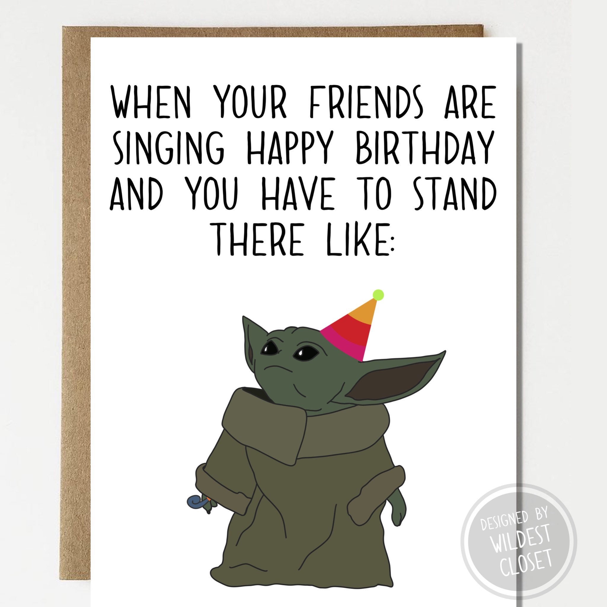 Funny Birthday Card Birthday Gift Happy Birthday - Etsy Singapore Funny Birthday Card Birthday Gift Happy Birthday - Etsy Singapore