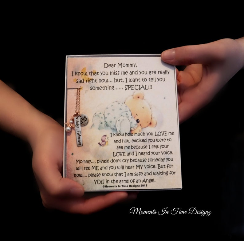 Miscarriage Gift Personalized Memorial Gift Sympathy Card Etsy