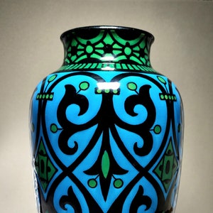 Paul Millet Vermiculated White on Black Ceramic Vase now a Lamp Paul Millet Vermiculated White on Black Ceramic Vase now a Lamp