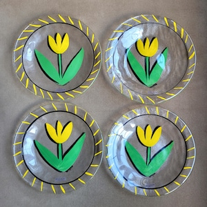 Kosta Boda Tulip Plates - Etsy