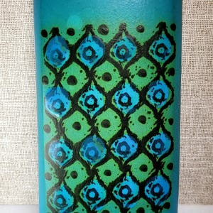 1953-1962 Sascha Brastoff (1918-1993) of California MCM Turquoise Blue Art Pottery Box Container with Lid, Signed, 7.5"L