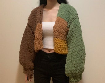 Earth tone cardigan clearance