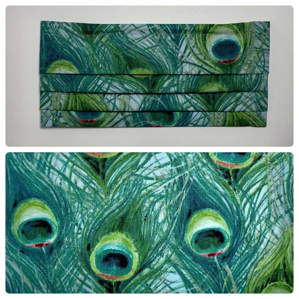 PEACOCKS Face Mask Etsy