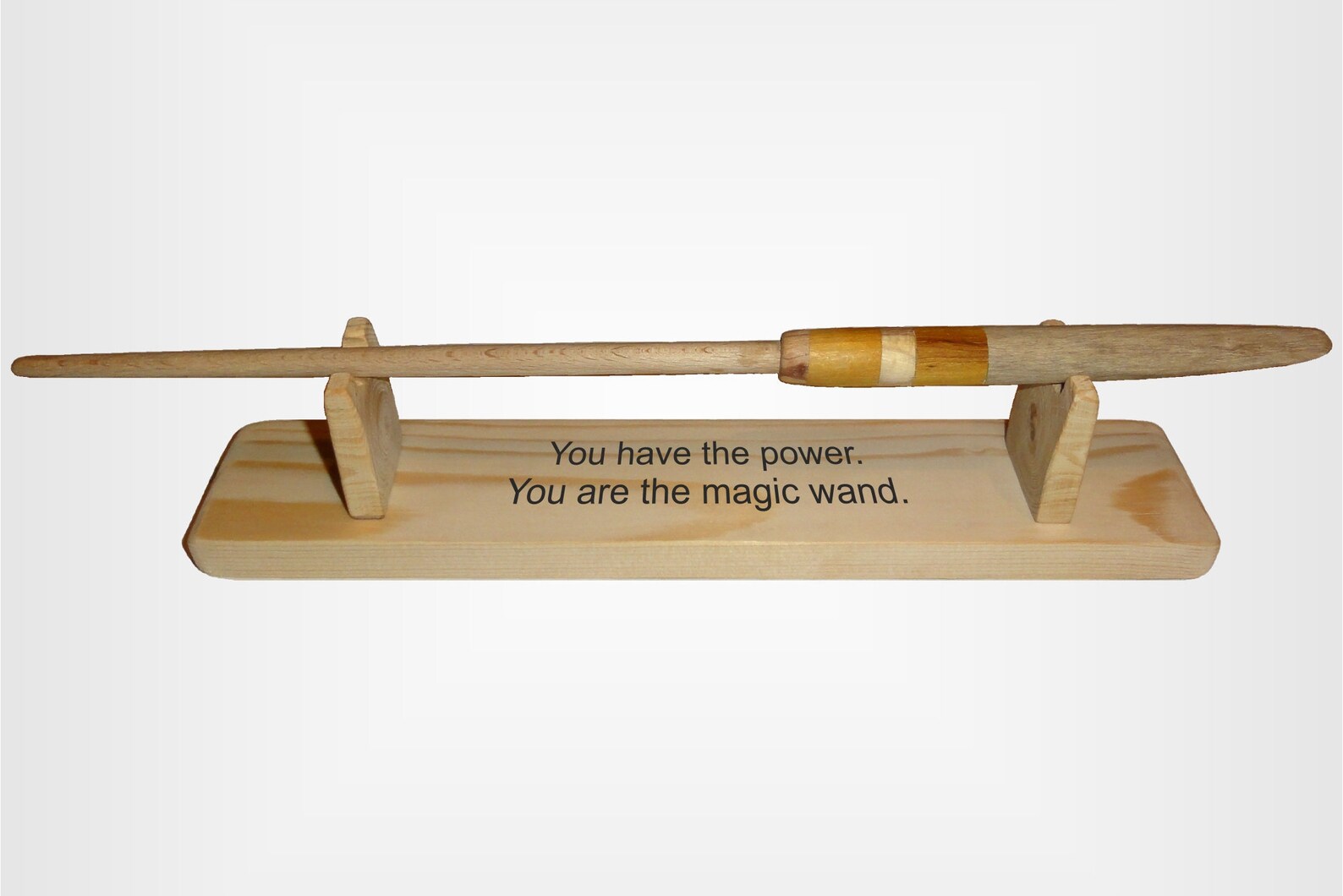 Wooden Magic Wand Stand With Print You Have The Power. You Etsy