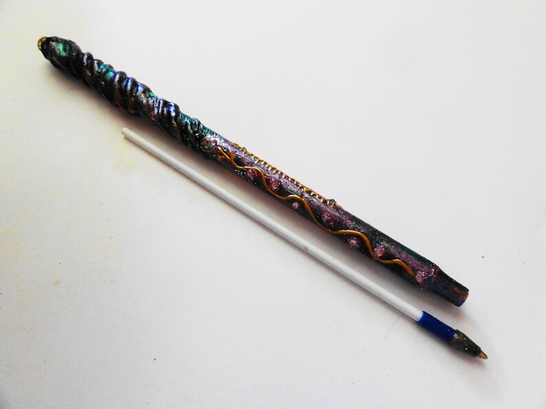 Magic Pen. Magic Wand Pen Spells. Purple Wizard Magic Pen. Etsy