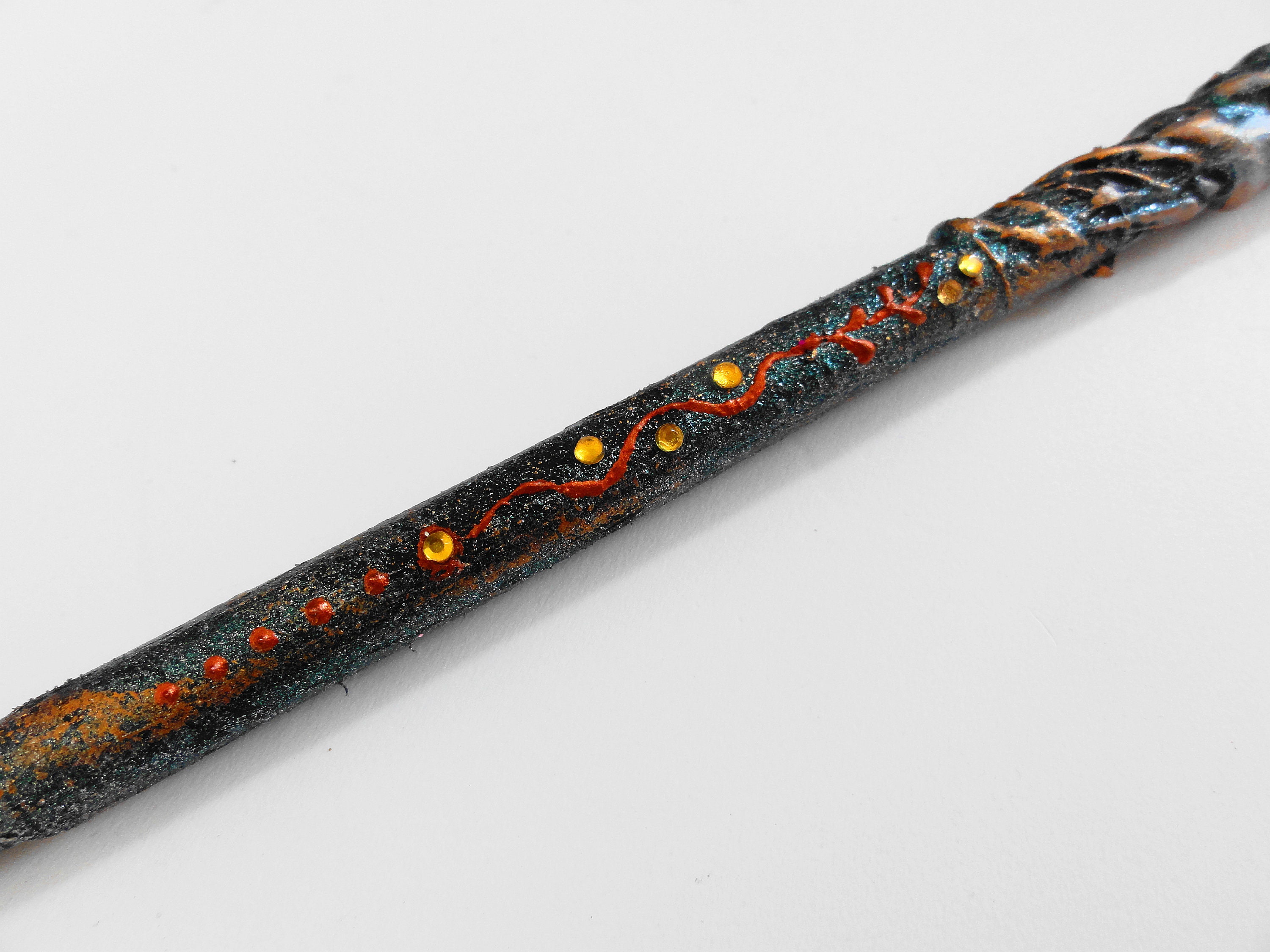 Wicca Magic Wand Pencil Pen. Personalized Magic Pen. Fantasy Etsy