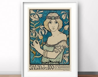 トゥールーズ・ロートレックの「Divan Japanois」の版画、アール