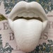 Lips and Tongue Molded Resin Piece (1)