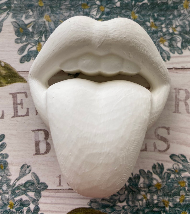 Lips and Tongue Molded Resin Piece 1 image 0