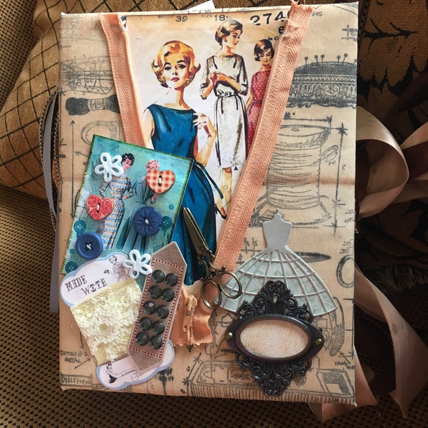 Sewing Themed Keepsake Journal