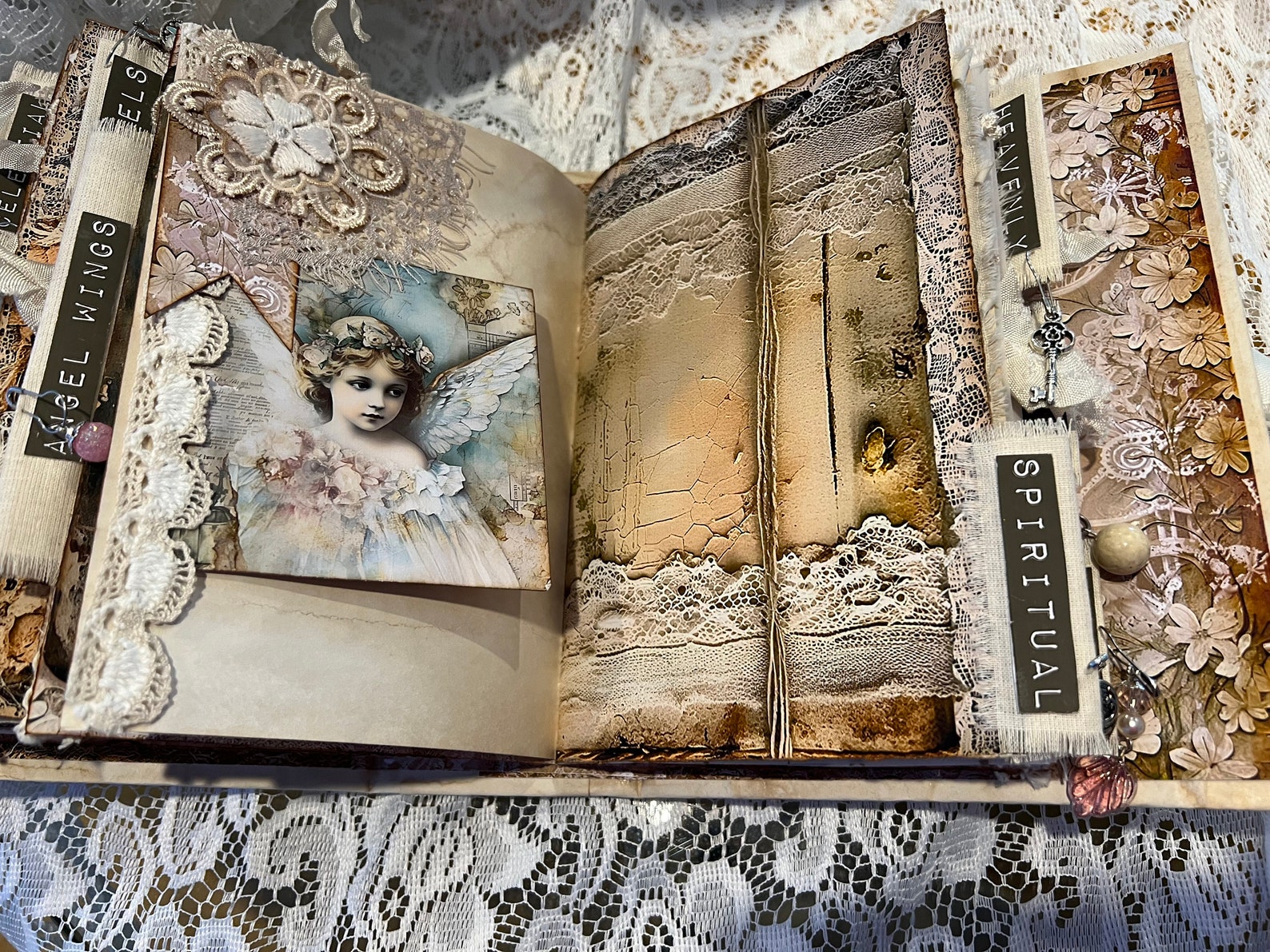 Archival Keepsake Angel Themed Journal - Etsy