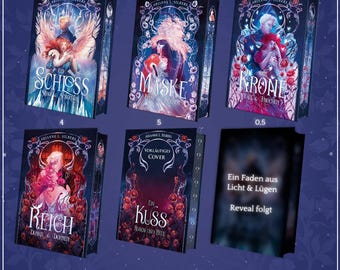 Hardcover Schloss Bundle Farbschnitt - Ein Schloss aus Silber und Scherben Bundle 1-6 mit Page Overlay