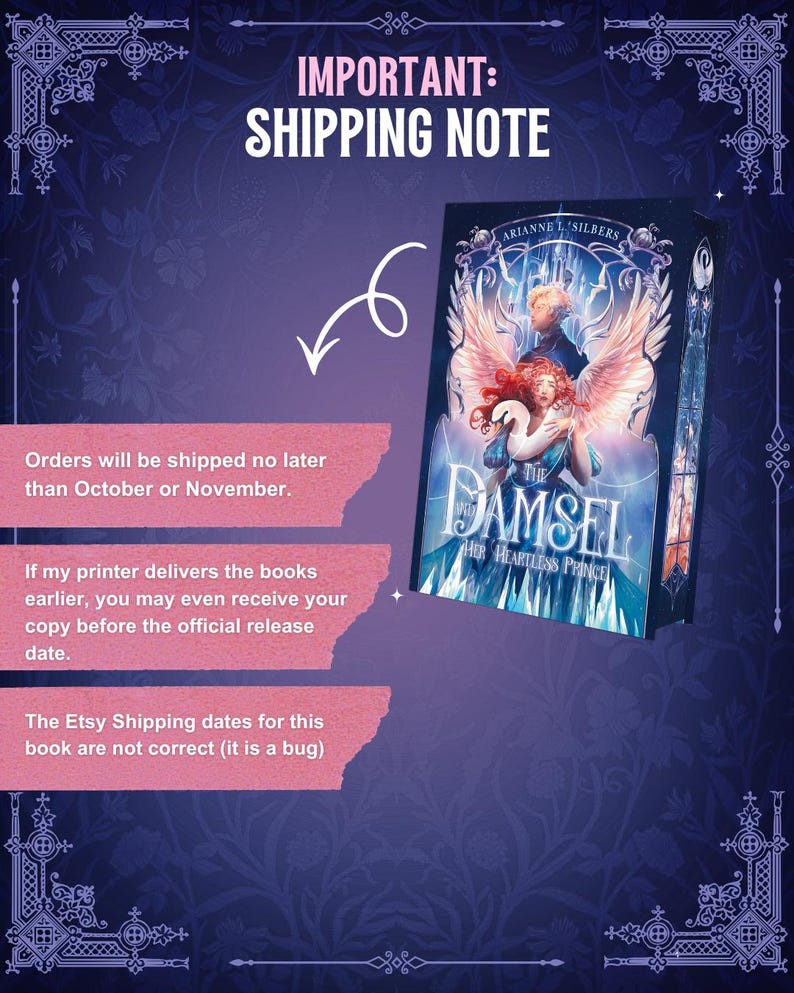 The Damsel and Her Heartless Prince – Signed English Edition with Extra Illustrations image 7