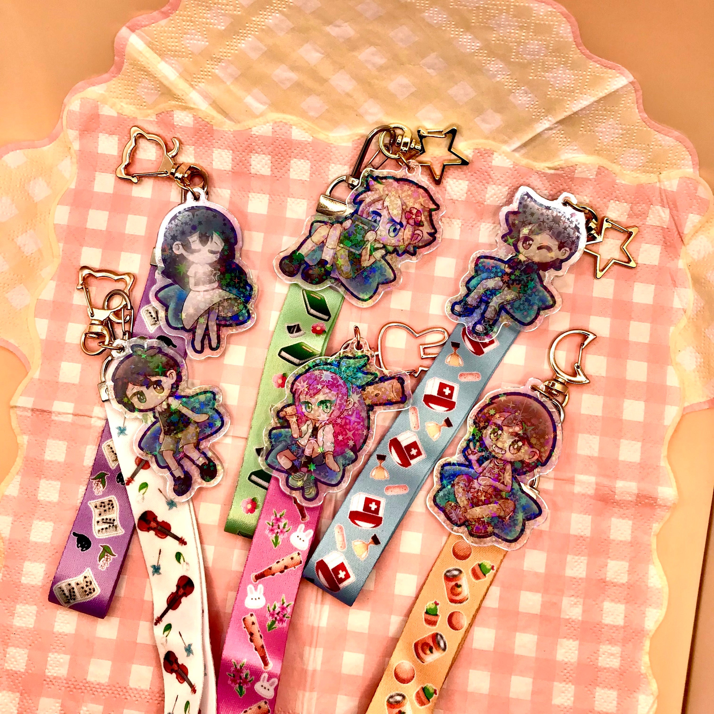 made double sided omori charms! : r/OMORI