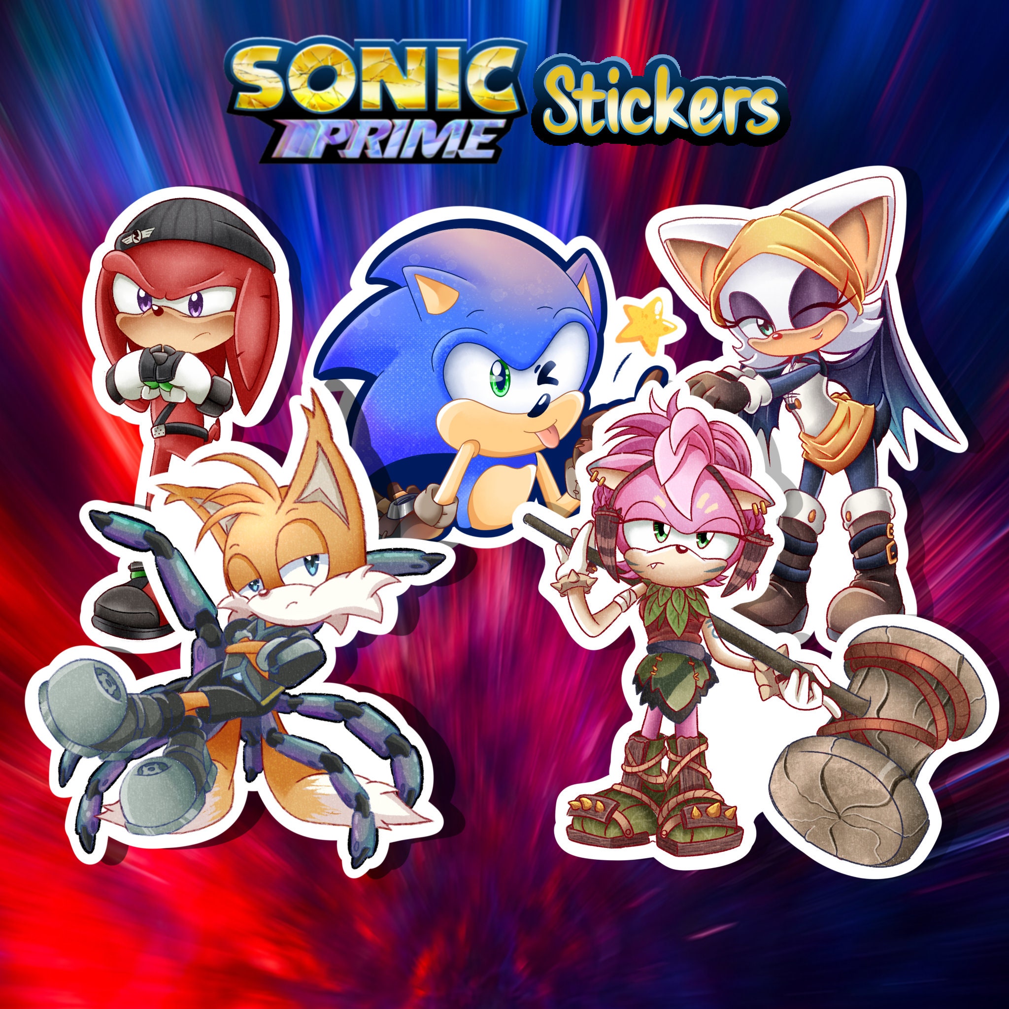 Sonic the Hedgehog: Sonic Prime Sticker & Activity Book : Includes