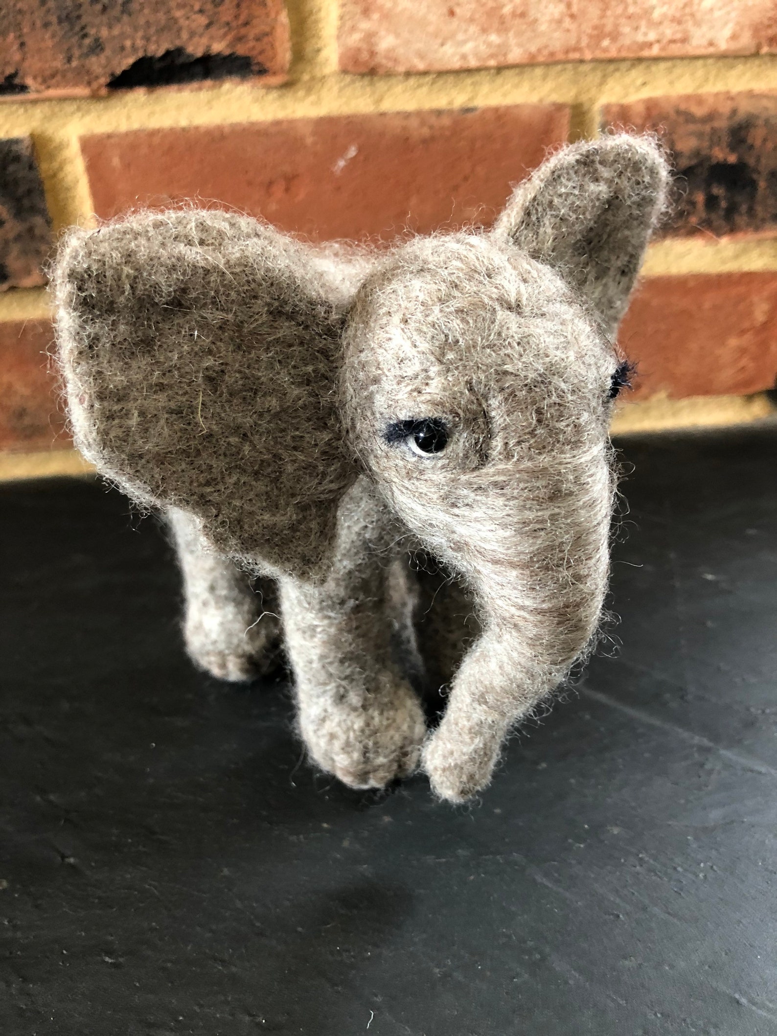 Needle Felted Bella the Elephant Etsy
