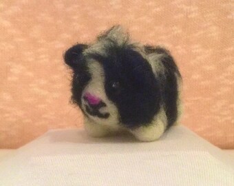 Needle Felt Guinea Pig- Guinea Pig Plush - Miniature Guinea Pig - Cavy - Guinea Pig Ornament - Kawaii -  Guinea Pig Figurine - Custom Pet