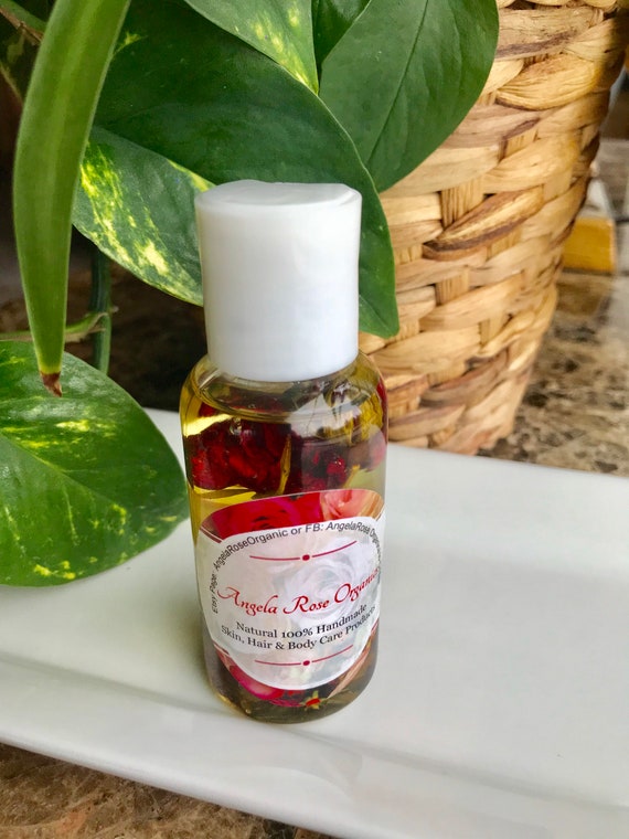 Sweet Geranium Rose All Natural Perfume Body Oil And Bath Oil Alcohol Free And Paraban Free