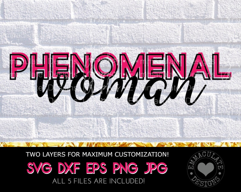 Download Phenomenal Woman SVG Empowered Women SVG Boss Lady SVG | Etsy