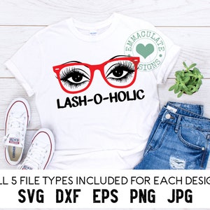 Lash-O-Holic SVG: file di taglio per ciglia artistiche