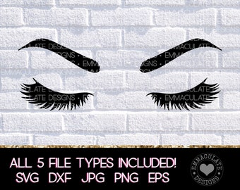 Lashes SVG | Beauty | Lash Life | Lashes Long | Lash Artist cricut cut files | commercial use