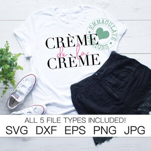 Crème de la Crème SVG / Creme de la Creme svg / Crema de la cosecha / Confident / The best svg / Boss Lady / Girl Gang / Designer Inspired