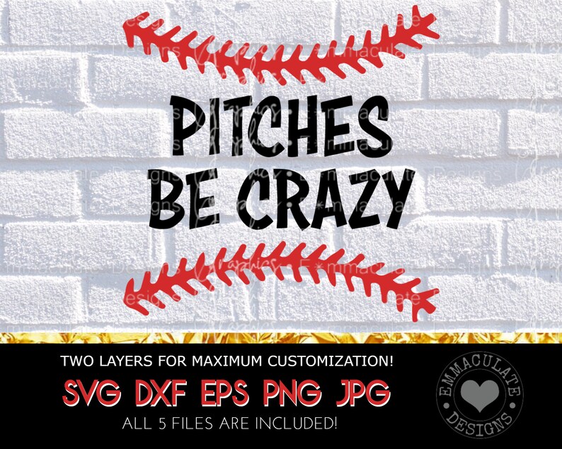 Download Pitches Be Crazy SVG Proud Parent Spring Summer Baseball ...