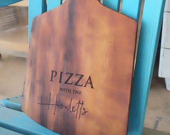 Handcrafted Personalized Pizza Peels, Custom Pizza Board, Engraved Pizza Paddle, Personalized Gift, Best Pizzeria Gift, Unique Pizza Gifts