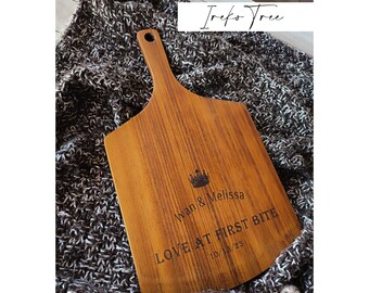 Personalized Pizza Peel, Engraved Pizza Paddle,  Pizza Trays, Carved Pizza Shovel, Gift for Pizza Lovers, Wood Fired Pizza Peel