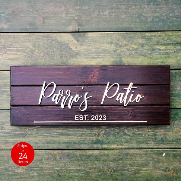 Personalized Patio Signs - Etsy