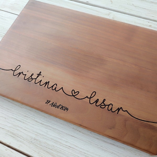 Personalized Charcuterie Board, Custom Cutting Board, Couple Cutting Board, Personalized Wedding Gift, Custom Cheese Board, Gift for Couples