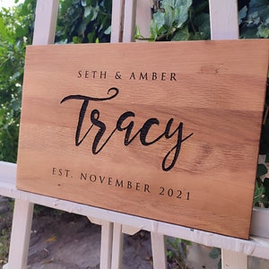 Personalized Charcuterie Board – Engraved Cutting Board, Custom Wedding or Anniversary Gift, Housewarming Gift, Carved Wood Serving Board