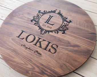 Unique Bridal Shower Gift, Personalized Cutting Board For Couple, Custom Newlywed Cutting Board, Engraved Cutting Board Anniversary