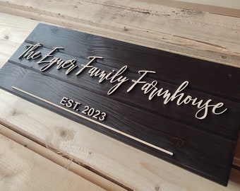 Custom Farm Sign, Family Farmhouse Sign, Farm House Sign Personalized, Homestead Wall Decor Gift, Custom Family Farm Sign, Hanging Farm Sign