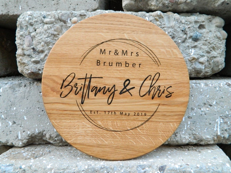 Engraved Wood Cutting Board Personalized Wedding Gift Custom image 2