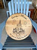 Happily Ever After Disney Gifts for wedding gift, Disney Characters Engraved Wood Cutting boards, fairytale castle gift, Disney Anniversary 