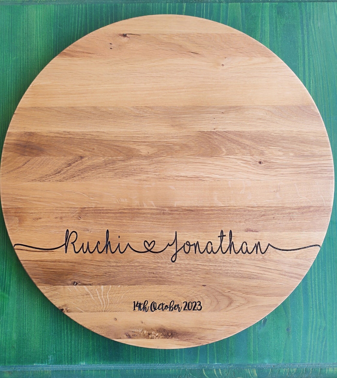 Personalized Cheese Board Wedding Gift for Couple Heart Sign Etsy