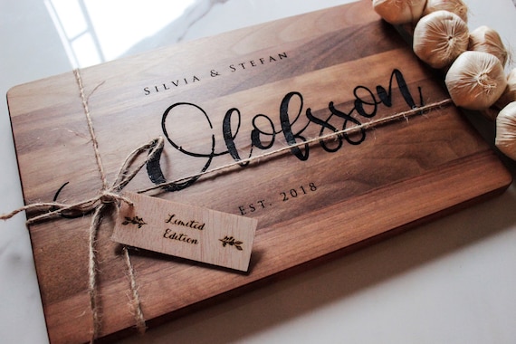 regalo de boda personalizado, tabla
