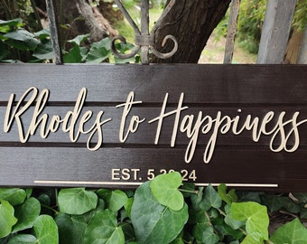 Personalized Happiness Inspiring Sign, Happiness Is Homemade Sign, Custom Positive Gift Idea, Love, Happiness Wood Sign, Happiness Sign