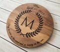 Personalized Wedding Cake Stand, Wedding Souvenirs, Wood Cake Stand, Rustic Wedding Keepsake Decor, Platter Gift, Bridal Shower Gift