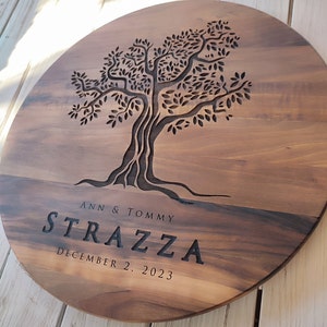 Engraved Tree Cutting Board, Custom, Tree of Life, Cutting Board for Mother, Family, Couples Name Board, Housewarming, Anniversary, Wedding