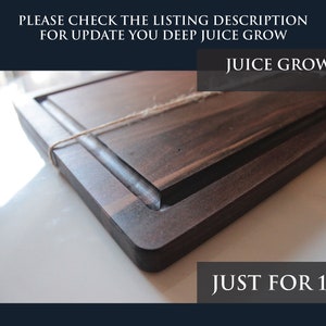 Juice groove cutting board, Wood cheese board