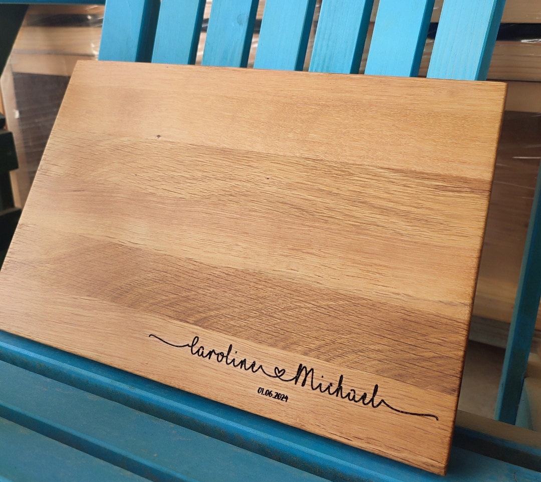Personalized Wedding Gift for Couple, Engraved Wedding Guestbook