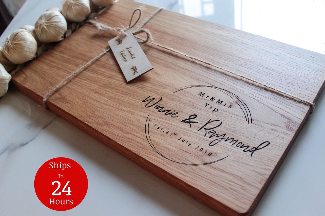 Last Name Est Date Personalized Wood Cutting Board – Elite Choice