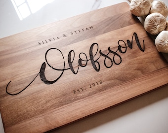 Wooden Chopping board,Personalized wedding keepsake, Housewarming Gift, Custom Wedding gifts, Engraved Cutting Board, Anniversary Gift