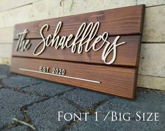 Personalized Bar Sign, Custom Man Cave Sign, Wood Patio sign, Porch Sign,Established Sign,Lounge Sign, Farmhouse Sign, Backyard Sign