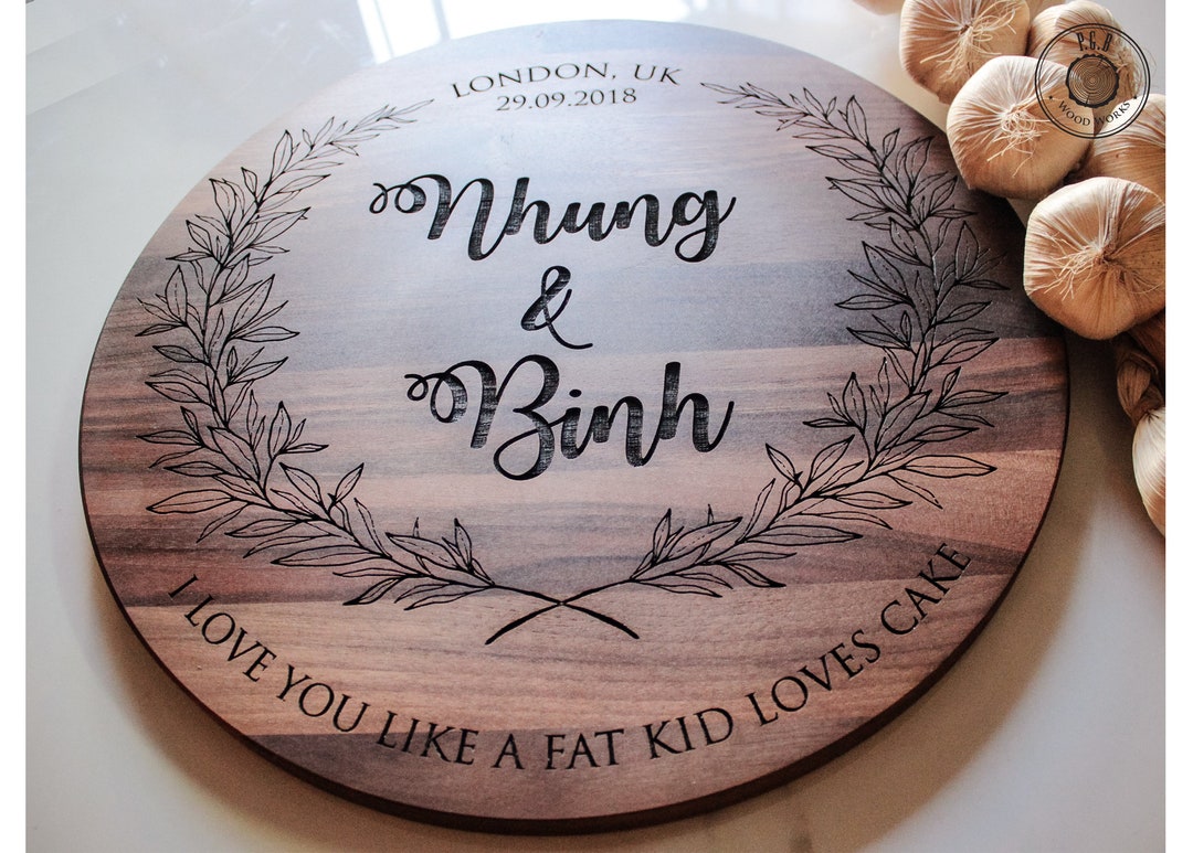 Rustic Wedding Cake Stand, Wedding Cake Platter, Wedding Keepsake ...
